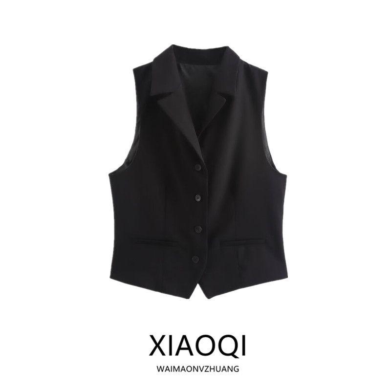 Fashion Style 2024 Fall and Winter New Women's Clothing All-Matching Shirt Style Straight Cut Vest Jacket Outwear 4749803