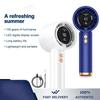 High Speed Portable Turbo Fan Cooler Fan 100-Speed Adjustment High-Speed Fan Handheld Fan Mini Fan 100-Level Adjustment Amagi