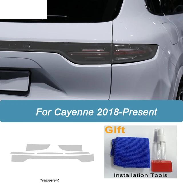 For Porsche Cayenne 958 2011-Present GTS Turbo Car Headlight Protective Film Taillight Tint Wrap Vinyl TPU Sticker Accessories