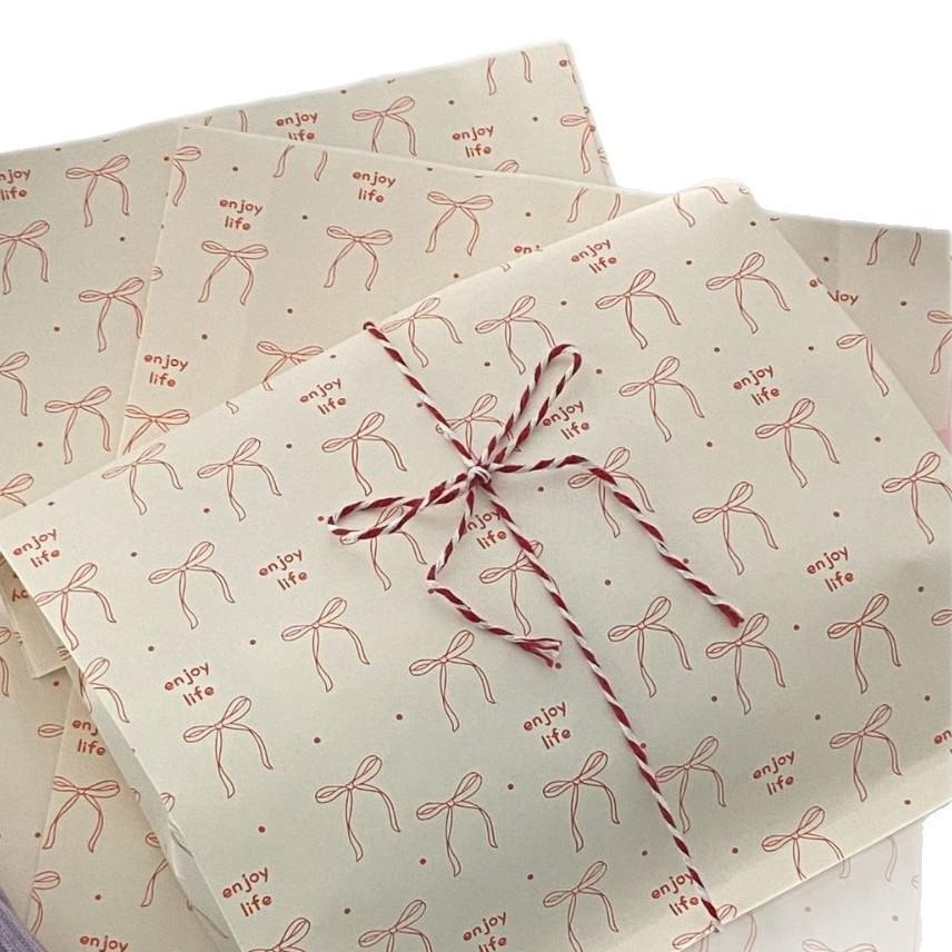 

2mm Red & White Cotton Rope for Gift Packaging, New Year, Christmas Baking, & DIY Crafts