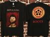 Vintage tričko Sepultura Roots World Tour 1996 Tričko Sepultura Tričko Sepultura T-