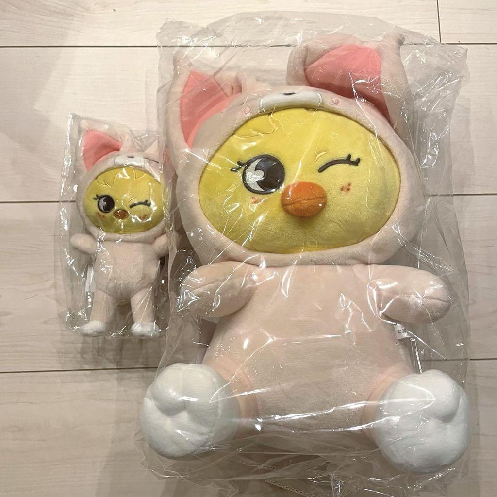 [USED] Stray Kids Pogari Foxxyny Plush Bag Charm (2 pieces)