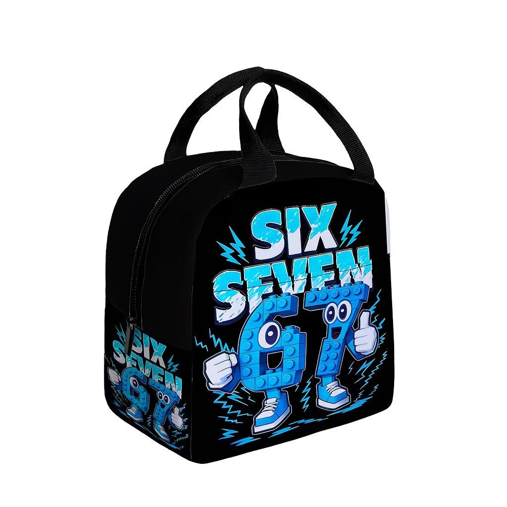 Portable Bento Bag Cartoon Thermal Insulation Bag Aluminum Foil Lunch Bag Student Bento Bag Thickened Thermal Insulation Lunch Box Bag