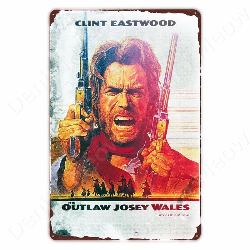 Retro Metal Cinema Movie Poster Vintage Metal Sign Wall Art Decor Aesthetic Living Room Decoration