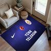 Soccer Player Action Carpet Design for Hallway Balcony Study room Dining Room Anti-slip Rug Decorate Offices Best for Christmas