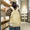 Cartable Féminin simple et mignon Élèves du lycée Élèves du collège Élèves de l'école primaire Classes de 3e à 6e Sac à dos grande capacité