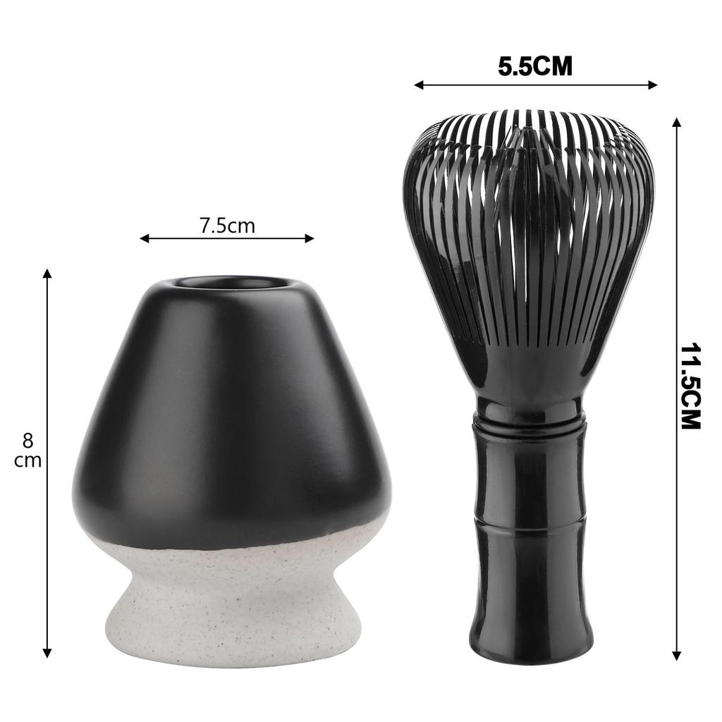 Reusable Resin Matcha Whisk with Chasen Stand, 100-Stand, Includes Chasen Stand