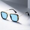 New double beam metal square fashion sunglasses trendy marine film women's glasses sunglasses UV protection