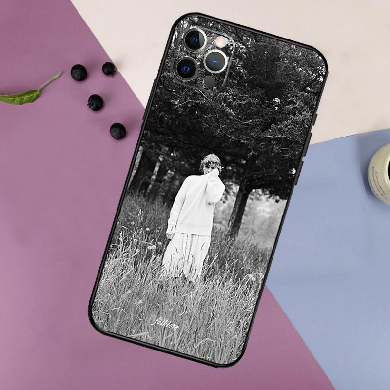 Folklore Case For iPhone 16 15 14 13 12 11 Pro Max Plus XR X XS Max Soft Bumper Cover
