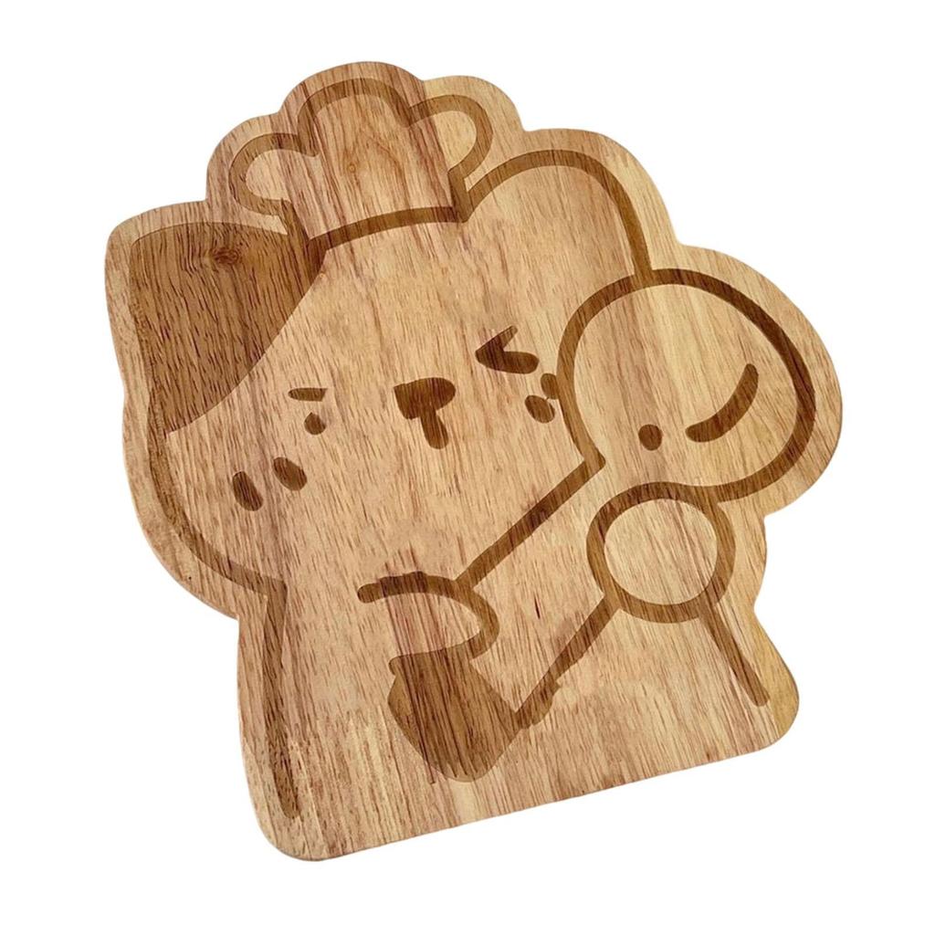 Wooden Cutting Board Cheese Serving Platter Countertop Kitchen Baking Utensil Chopping Board for Bread Vegetables Meats Fruits