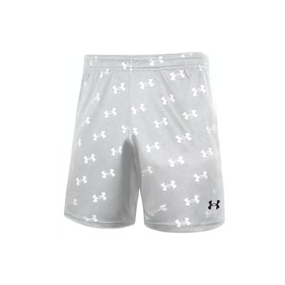 Shorts de Corrida de Treino Respiráveis de Secagem Rápida Malha Estampada Shorts Unissex Cinza-Claro 21500231-009