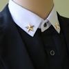Spilla Distintivo Stella Piccola da Uomo e Donna per Camicette Spilla a Puntine Metalliche da Risvolto Spille e Spille a Forma di Stella per Colletto di Camicia Accessori