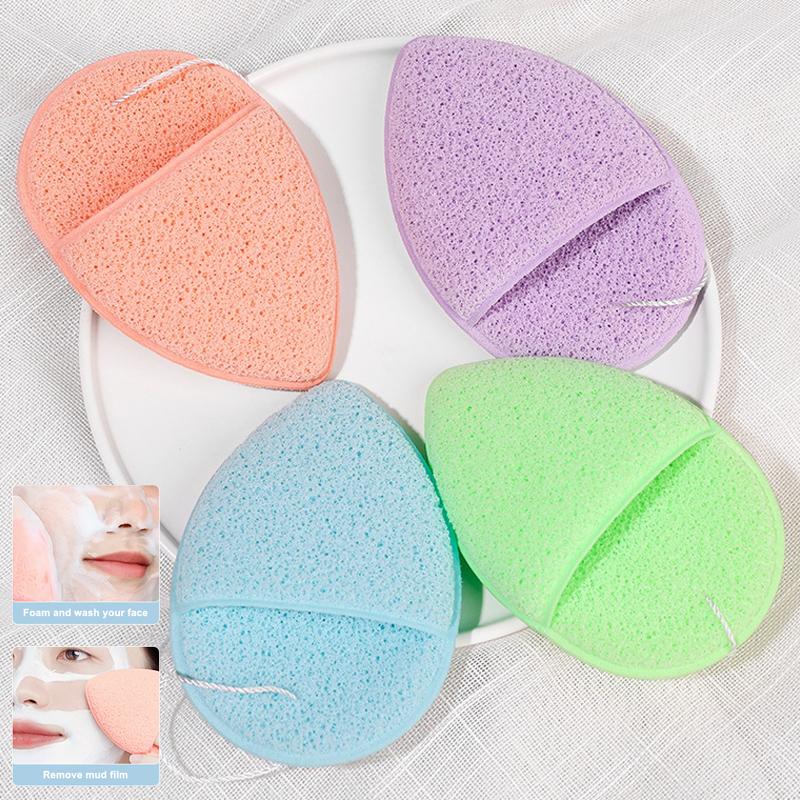 1/5 st Ansiktssvampar Rengöringspuff För Ansiktstvätt Återanvändbara Sminkborttagningsmedel Exfolierande Pads För Daglig Rengöring Hudvårdsverktyg