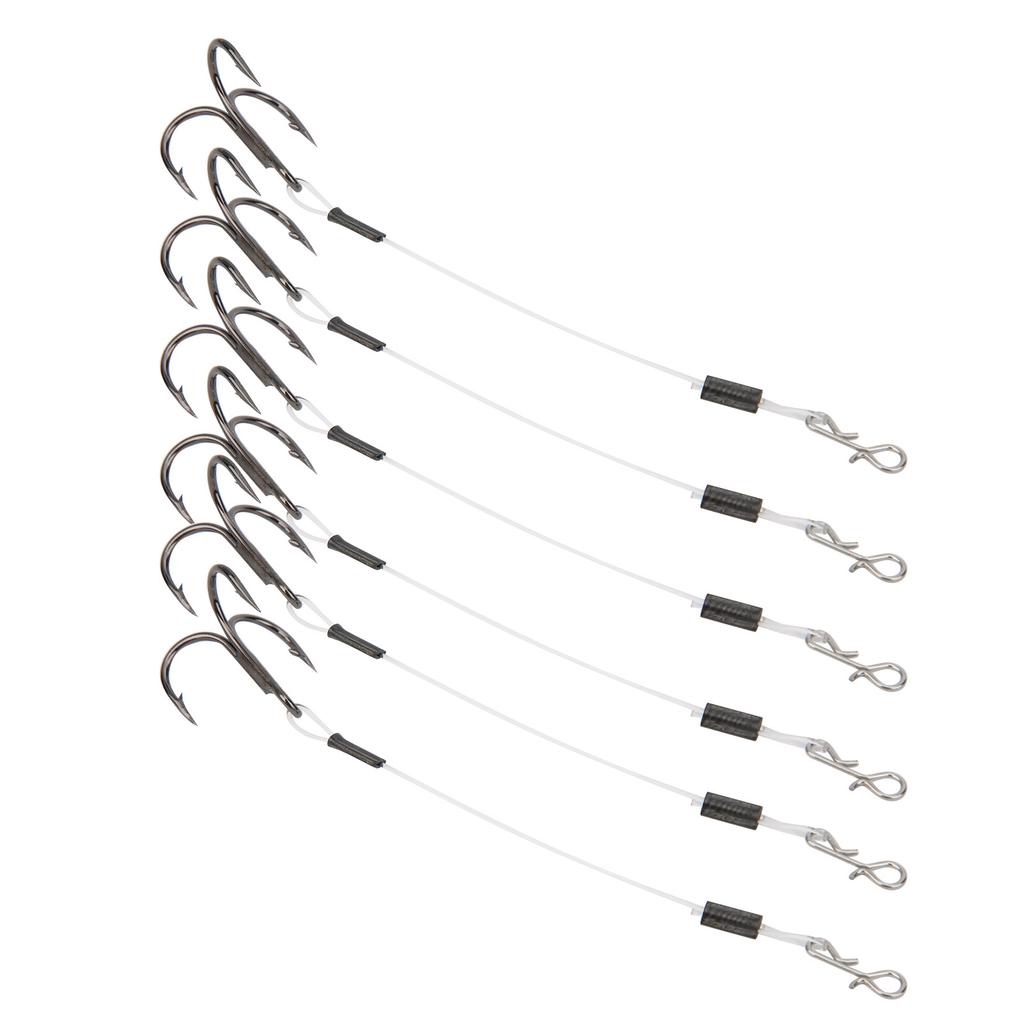 2 Pack SGWLPK110 10cm Fishing Line Hook Treble Stinger Soft Bait for Lure Fishing