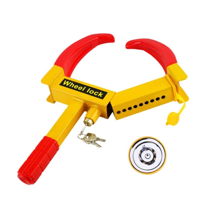 Industrial Grade Anti Theft Car Wheel Lock Clamp Boot Tire Trailer Auto Car Truck Towing Vehicle Accessories