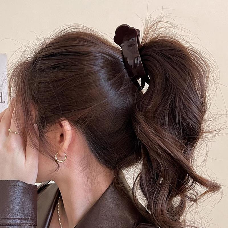 New High Ponytail Hair Clips for Women High End Simple Feel Featuring Back Head Clip Vertical Duckbill Clip Hair Accessory