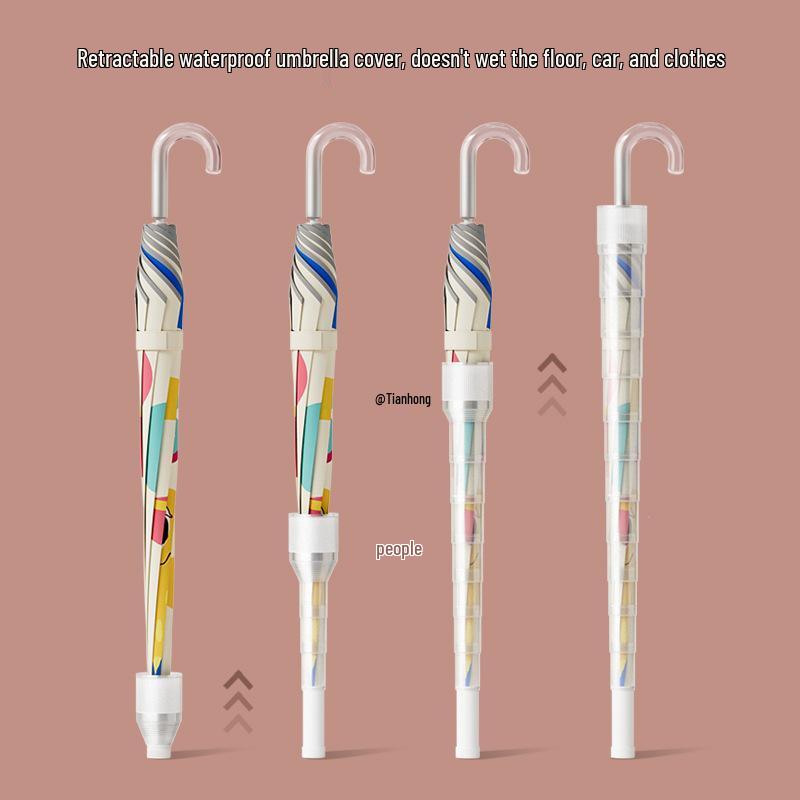 Großer Kinder-Doppelpersonen-Regenschirm für die Schule, wasserdicht, mit langem Griff