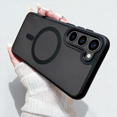 Pour Coque Magnétique de Luxe Magsafe pour Samsung S25 Ultra Galaxy S25 Plus Capa pour Samsung S25+ S25Ultra S25 + Coque de Téléphone Magsafe