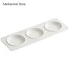 White Ceramic Plate Dim Sum Plates Pre Dinner Plate Cold Dish Plates Molecular Cooking Tableware of Creative Hotel Restaurant
