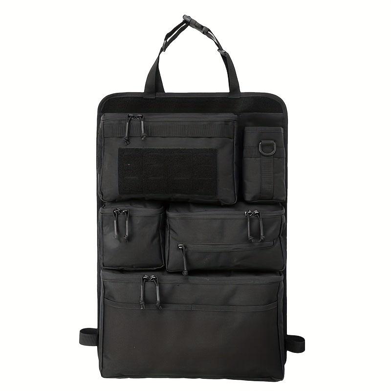 Car Rear Suspension Storage Bag With Zipper Multi Compartment Storage Bag Multifunctional Luggage Organizer And Storage Bag