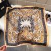 Summer New Versatile Neck Scarf Multi-Functional Commuting Silk Sun Protection Decorative Neck Foulard Square Shawl Bufanda