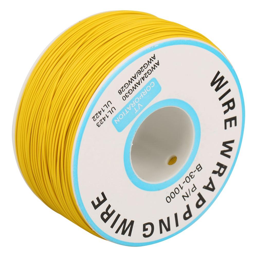 30AWG Single Copper Wire Strand 200M Wrapping Wire Colorful Tin Plated Copper Cord  Circuit Board