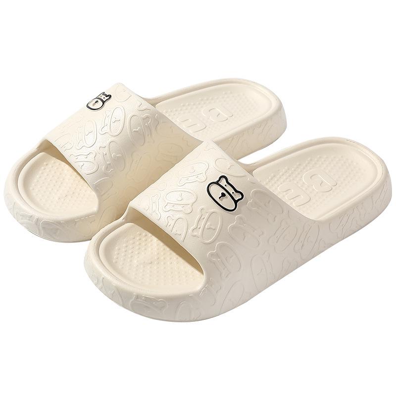 EVA Slippers: Women's Summer Couple Indoor, Thick Sole, Non-Slip, Cool, Men’s Plus Size 'Stepping On Clouds' Comfort