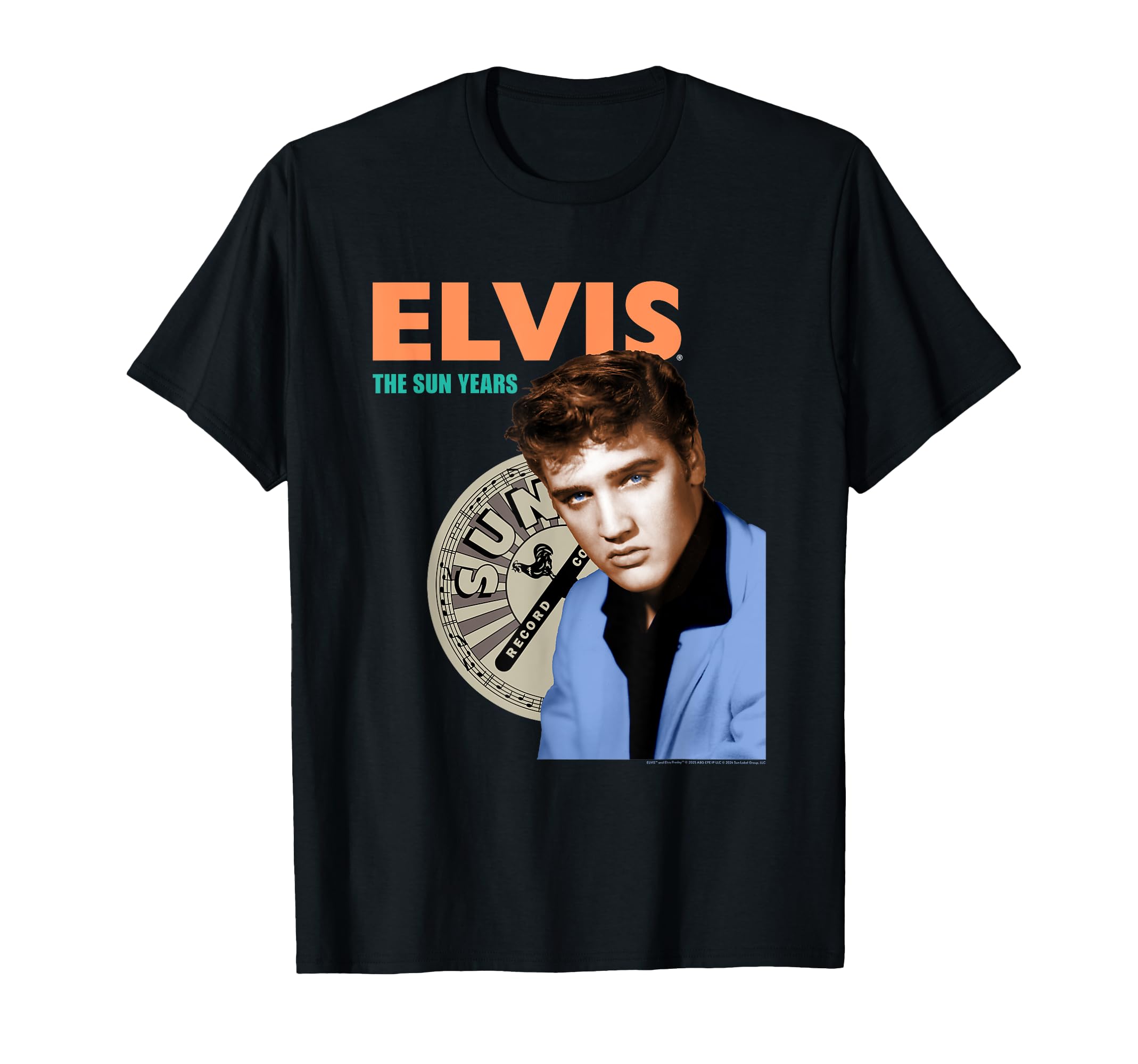Фото-футболка Sun Records X Элвис Пресли Год Солнца