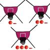 Basketball Hoop for Trampoline Frame Waterproof Goal Outdoor
