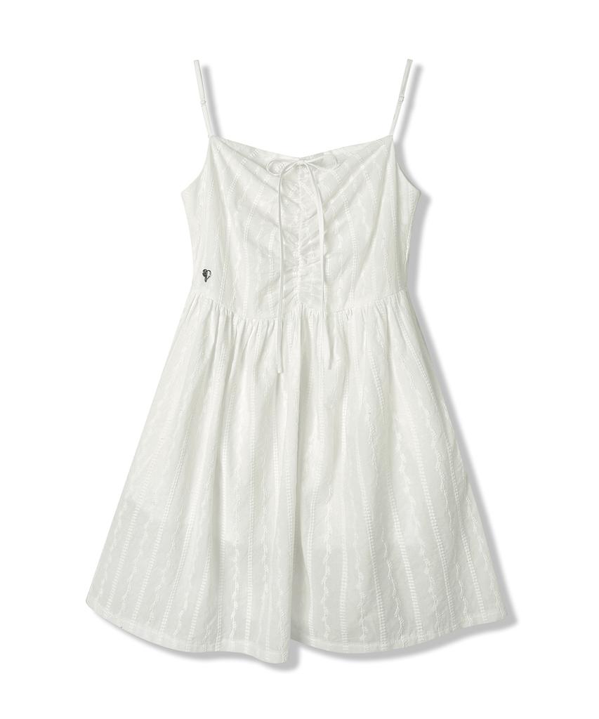 VIVACIOUS Melissa Punching Mini Sleeveless Dress - 2Col