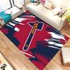 Atlanta Braves (1) Rug Suitable For Living Rooms Bedrooms Computer Rooms Dining Areas And Placement Under Tables And Chairs Also An Ideal Choice For O