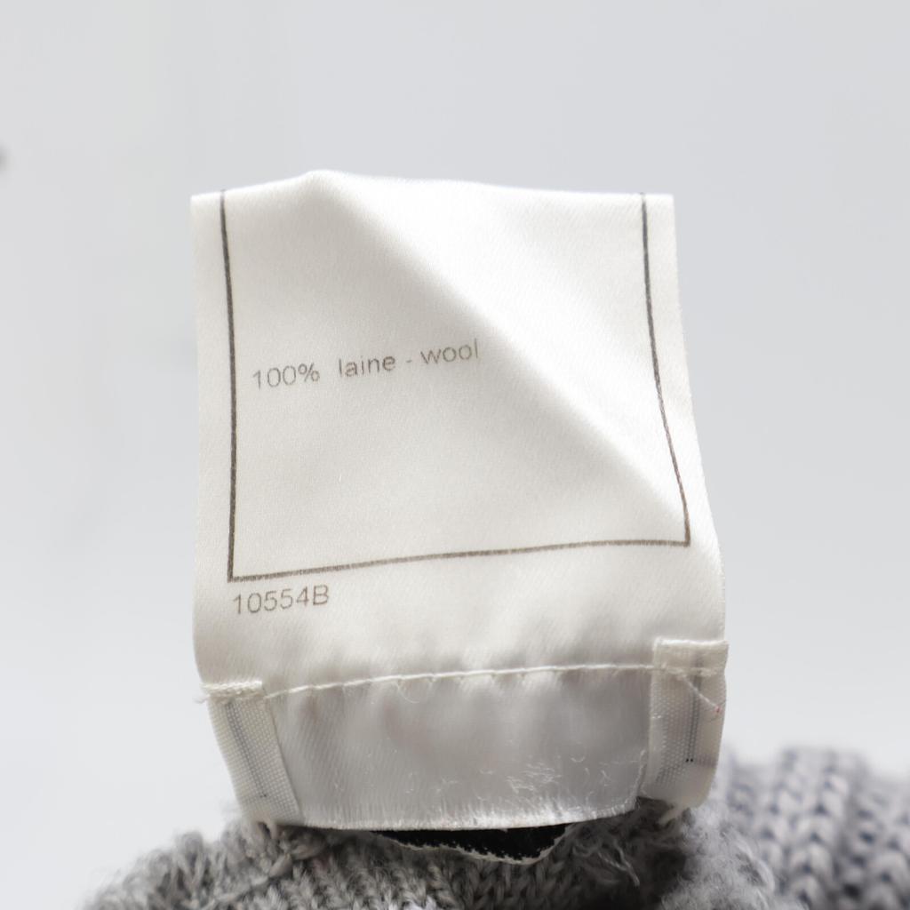 CHANEL Grey 00A P16583V00850 Cashmere Turtleneck Knit tops 38 grayUsed