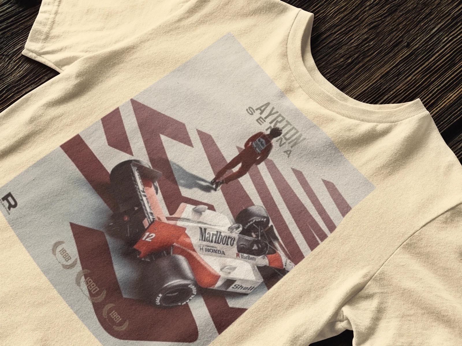 Ayrton Senna T-Shirt, Ayrton Senna Tee, Racing Team Shirt, Driver Top, SENNA F1 2XL