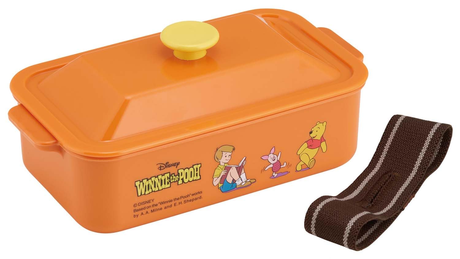 

Skater Bento 520ml Single Dishwasher Disney Winnie the Pooh Made in Cocotte-Style Box, Capacity, Tier, Leak-Free, Safe, Design, Japan, LCO5-A