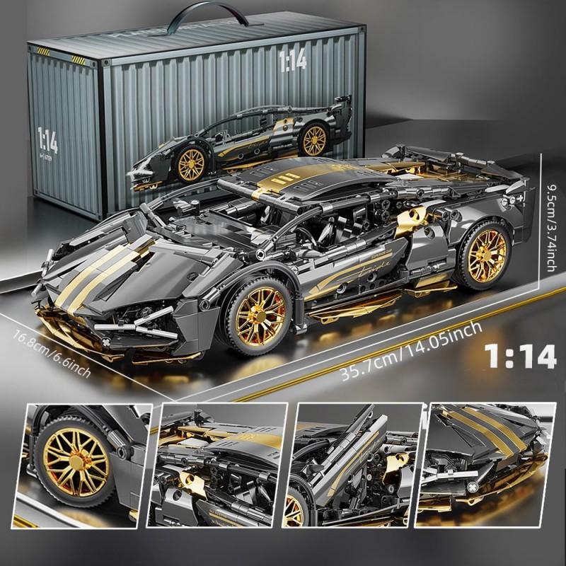 High-Quality 1:14 High-Quality Scale High-Quality Hypercar Construction set High-Quality Building Collection kit Self-assembly High-Quality