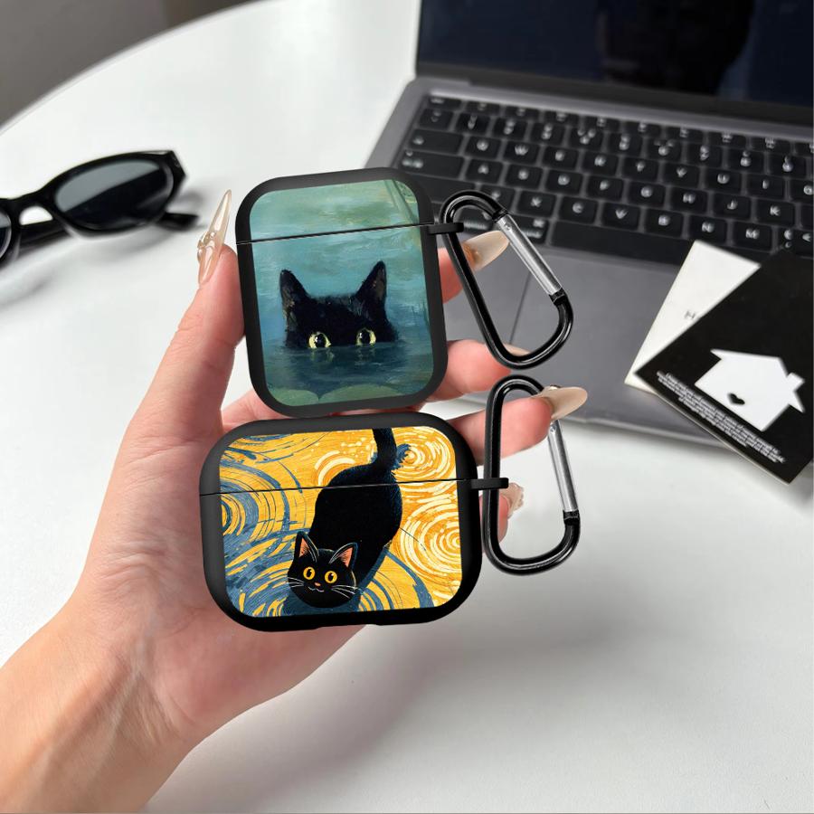 A Kitten In The Rain Earphone Cases Cover Case For Airpods Pro2 2 4 Pro3 3 Pro 1