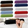Removable Long Cylindrical Pillowcase Solid Color Pillow Case Bedroom Neck Bolster Pillowslip