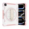 For iPad Pro 13 (2025)/13 (2024) Case Kickstand PC + TPU Shockproof Tablet Cover with Hand Strap/Pen Slot