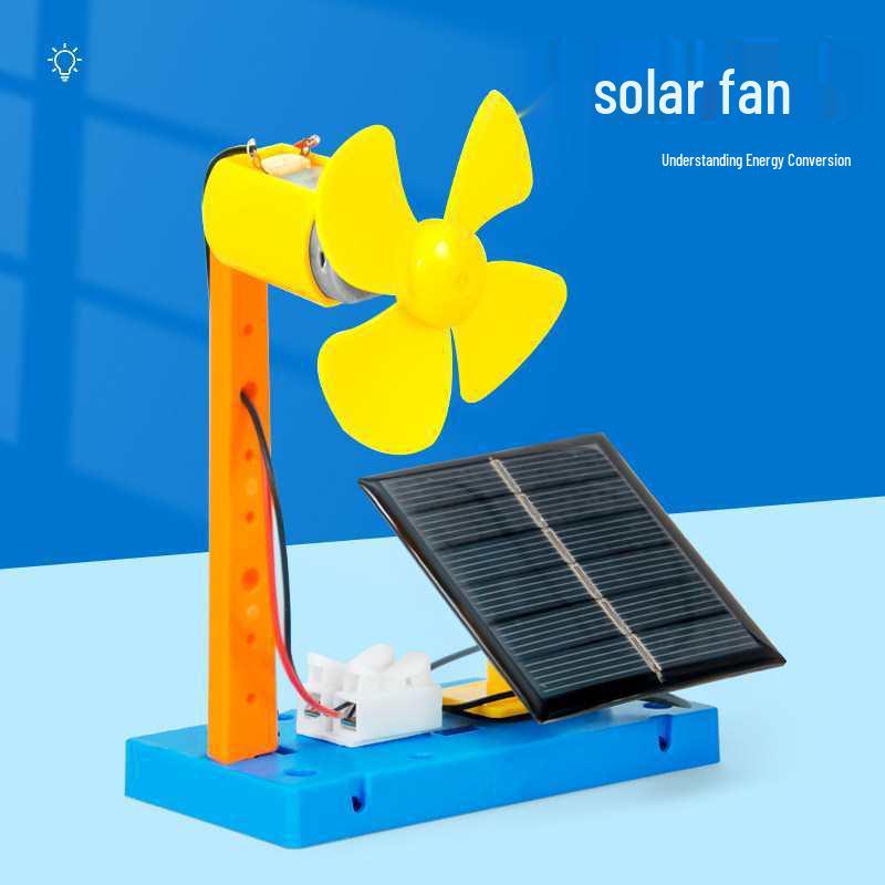 DIY Solar Fan Science Kit for Primary Students: Educational Physics Project