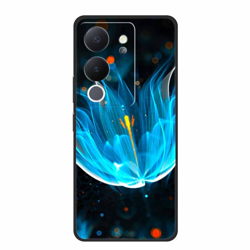 Phone Case For Vivo V30 Lite 5G Back Cover Case Shockproof Black Silicone Soft Funda For Vivo V30 Lite Case V 30 Lite Coque Capa