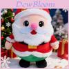 Christmas Santa Plush Toy Cartoon Pillow Gift For Kids Holiday Decor