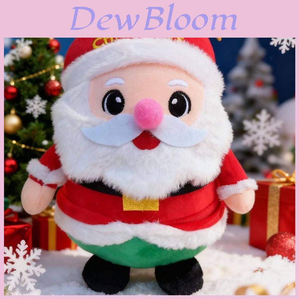 Christmas Santa Plush Toy Cartoon Pillow Gift For Kids Holiday Decor