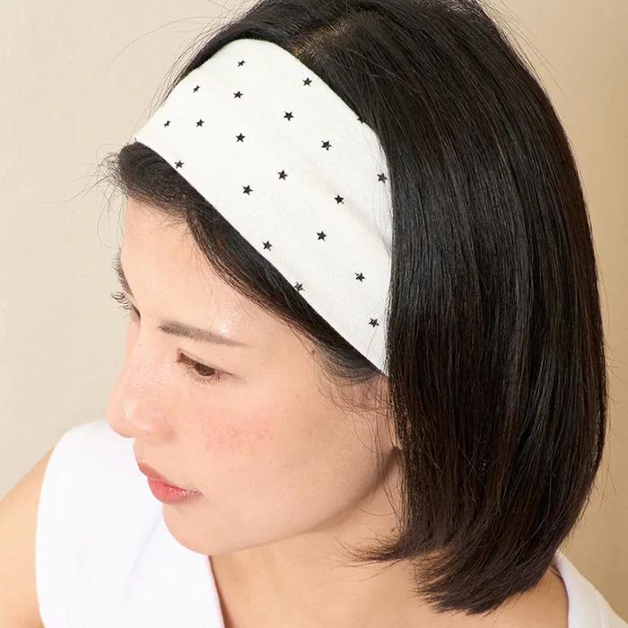 mini star hair band - ivory
