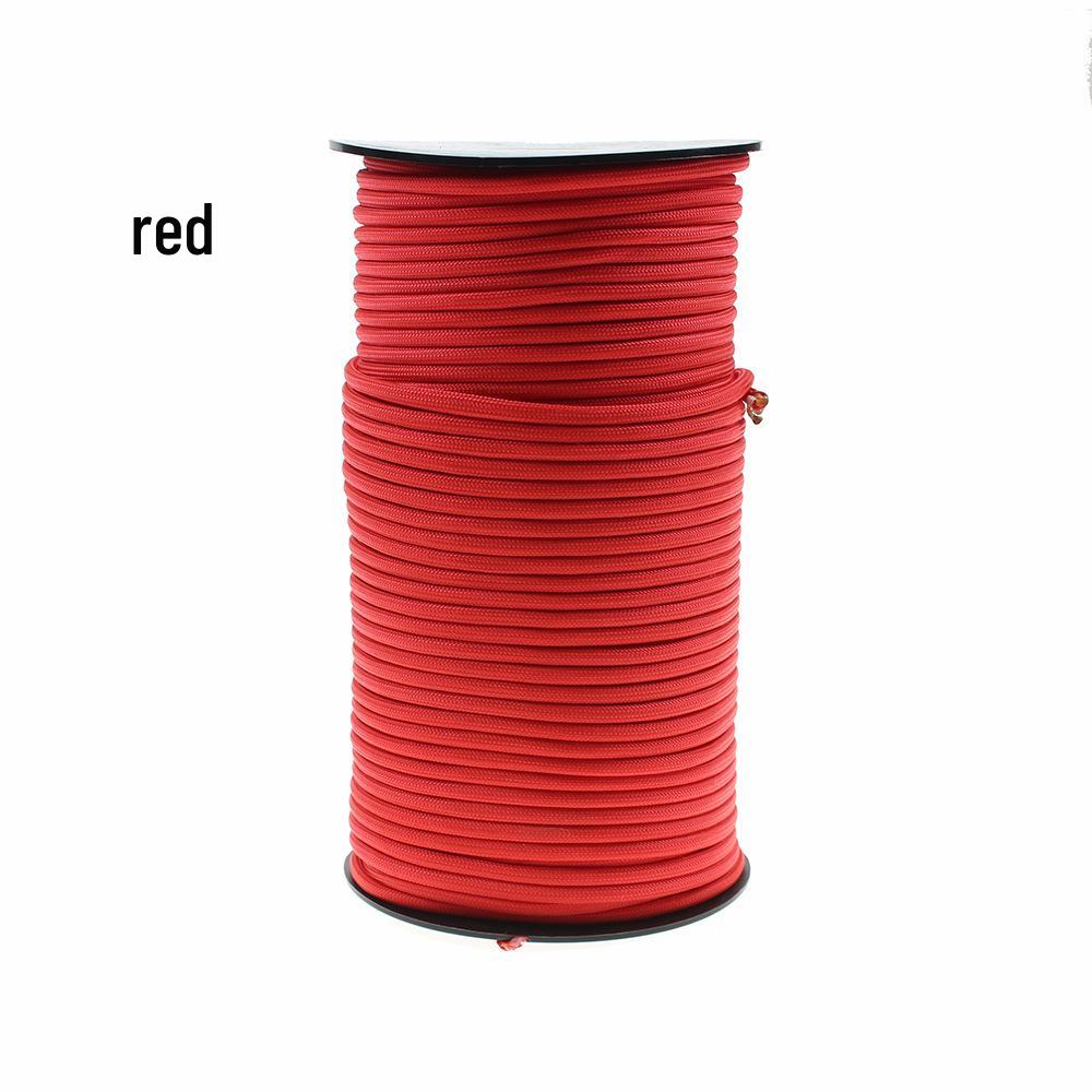 4mm 7-adriges 100m Paracord Outdoor Campingseil zum Binden & Armbandflechten, ohne Knoten