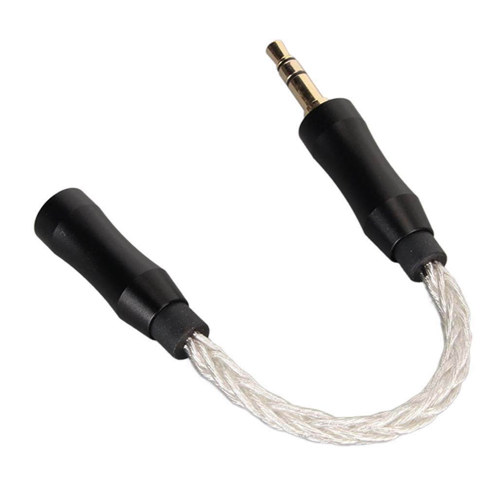 2.5mm to 3.5mm Sound Cable Female to Male Single Crystal Copper Core Gold Plated Connector Headphone Adapter Cable 5.5in