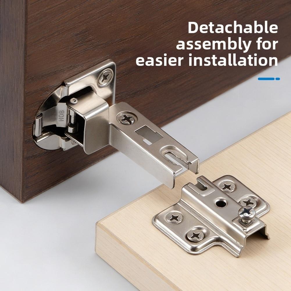 

1pc Stainless Steel Side Mount Hinge Upward Swing Cabinet Door Hinge Adjustable For Home Use Simple Installation China Mainland