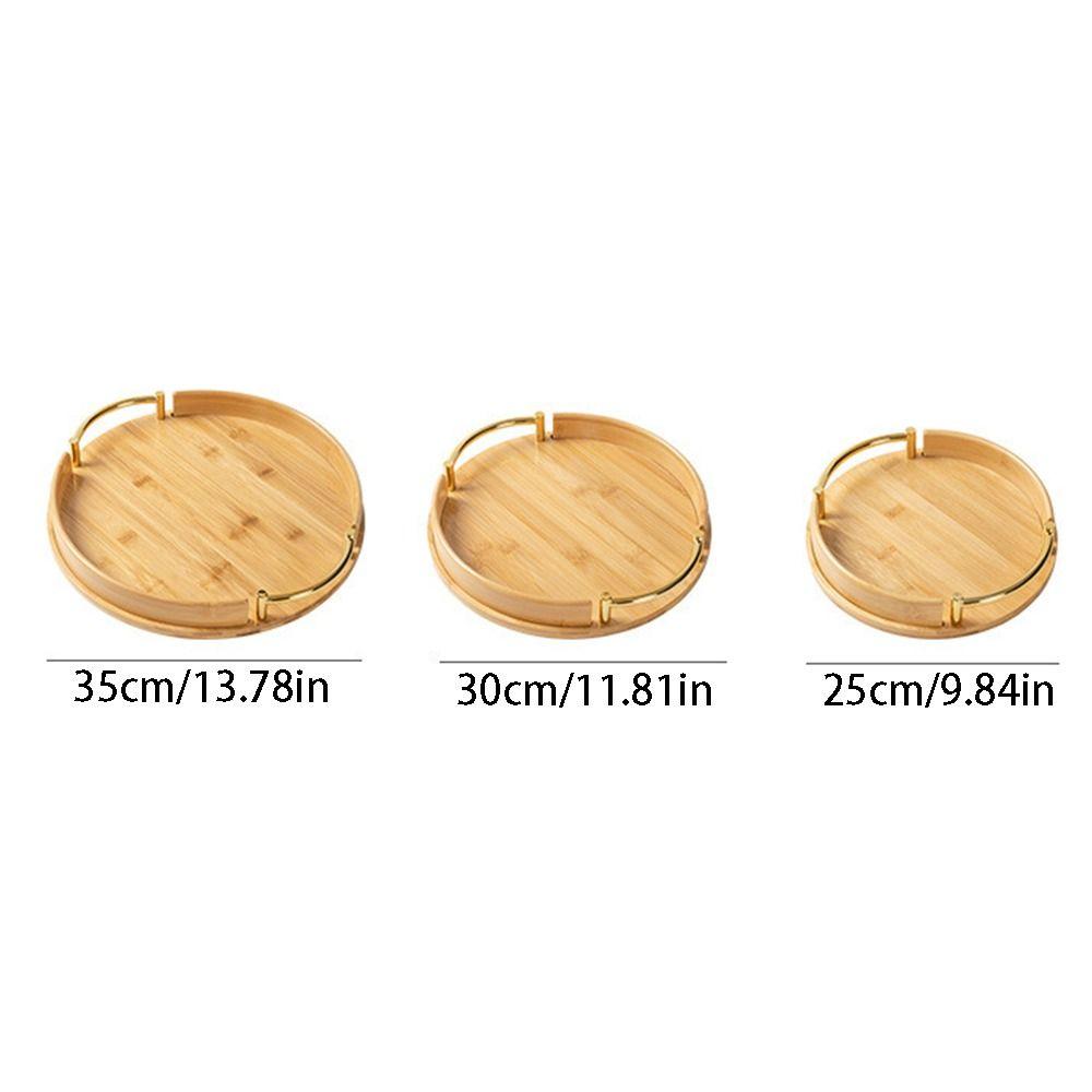 Large Capacity Fruit Food Storage Plate Round Bread Pallet Dinner Plate Fast Food Tray  Restaurant