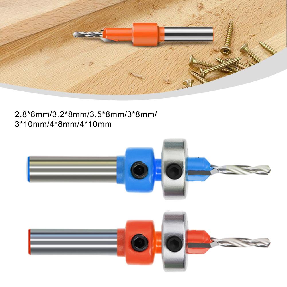 Counterbore Drill Bit Woodworking Adjustable Hole Opener Milling Cutter With Limiter Twists Drill Step Drill Installation Tool