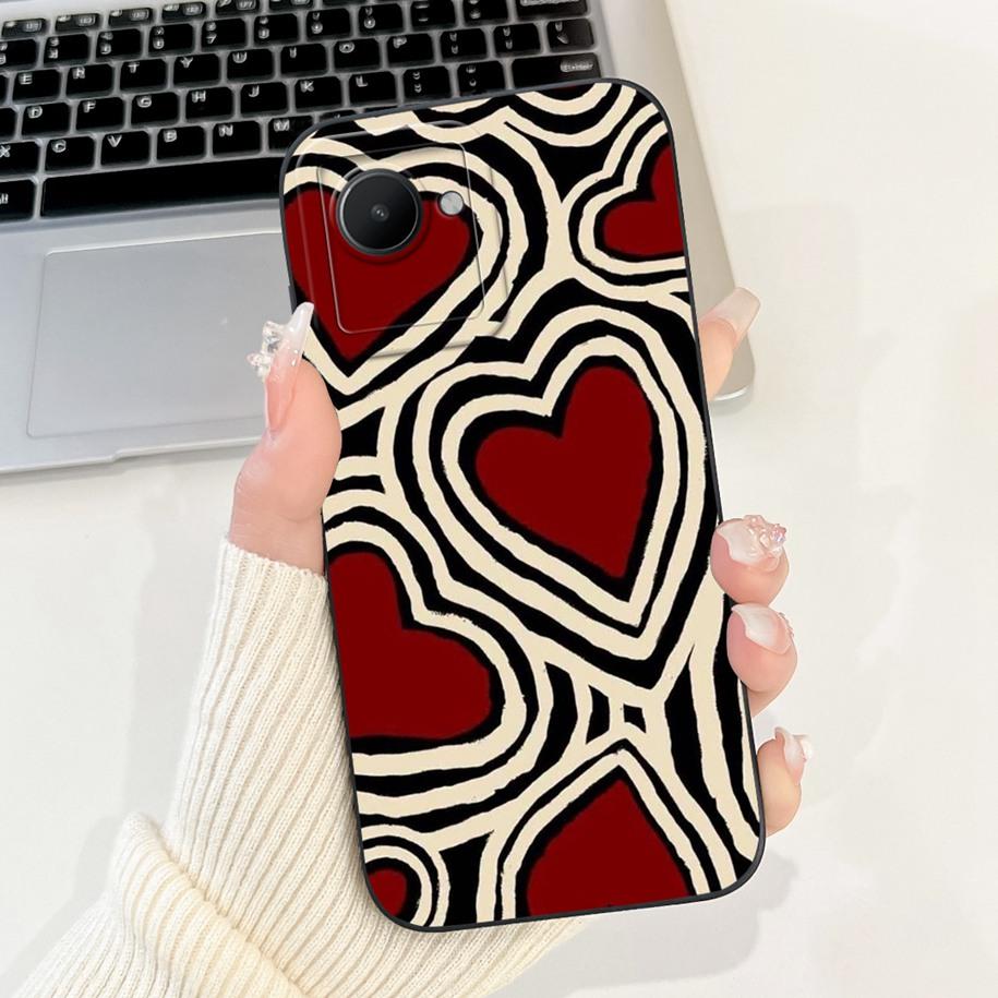 Per Custodia Realme C30 Cover RealmeC30 Nuova Moda Dipinta Morbido Silicone Cover Posteriore Per Realme C30S C 30 Narzo 50i Prime Custodia per Telefono