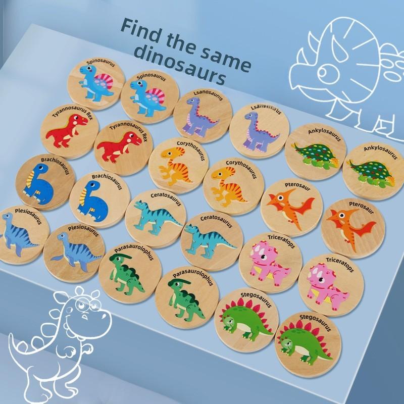 Wooden Puzzle Dinosaur For Kids Learning And Cognitive Enhancement Skills